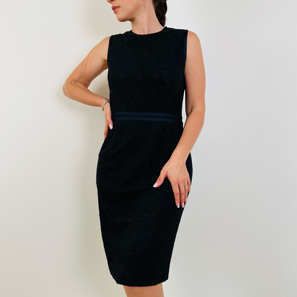 Reiss Sleeveless Lace Sheath Dress - Picture 3 of 15